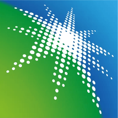 Aramco logo, founder experience